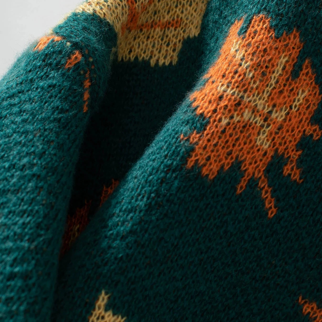 Lucy Maple Leaf Knit Sweater