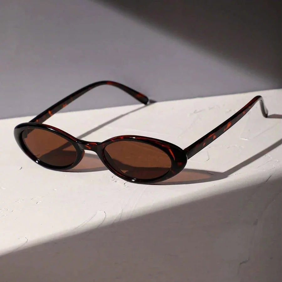 Elite Vintage Oval Sunglasses